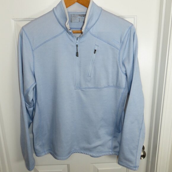 5.11 Tactical Glacier Pullover Half Zip Heathered Blue Pullover Womens XL - Picture 1 of 5
